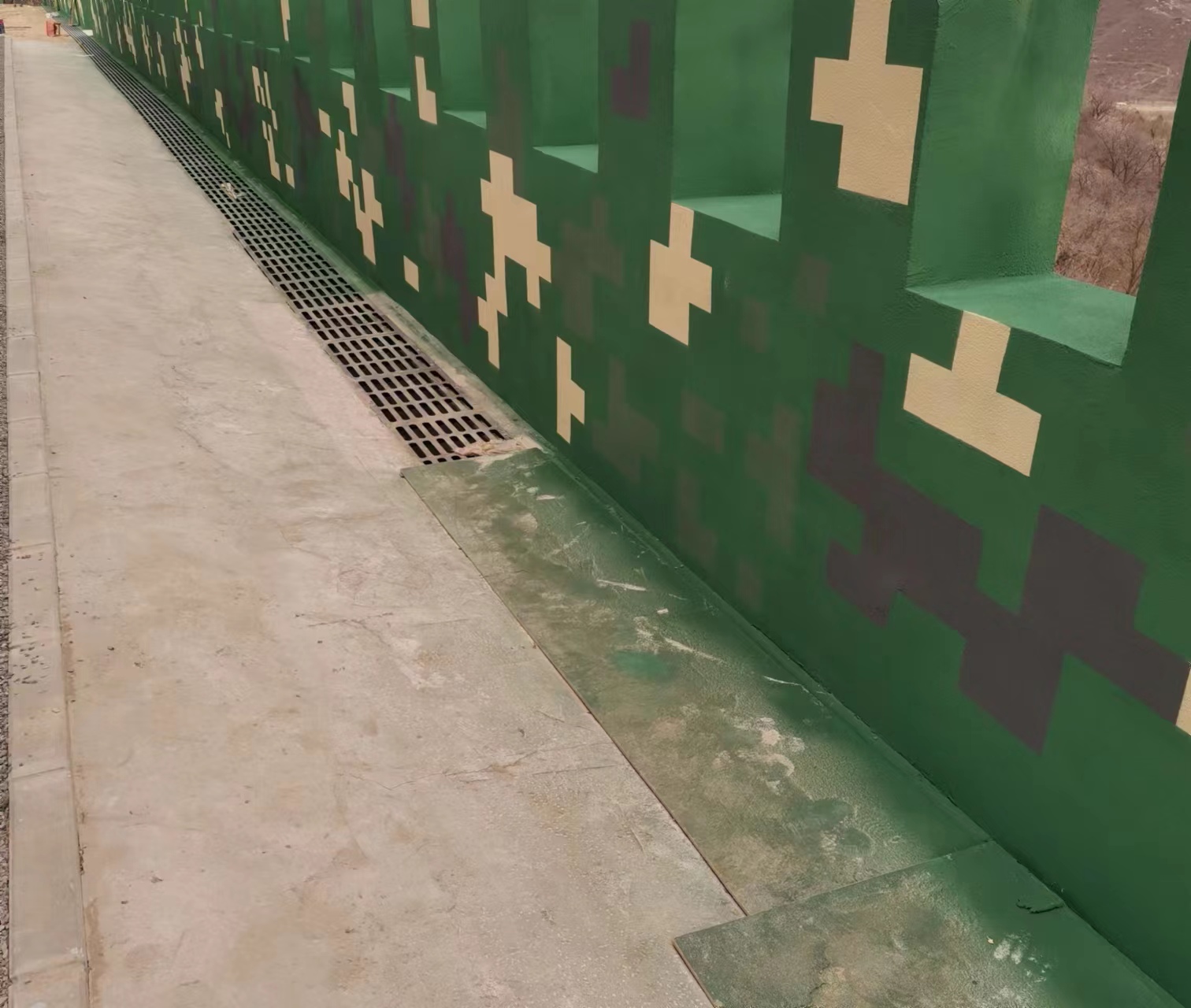 彭水围墙迷彩喷涂,数迷彩漆